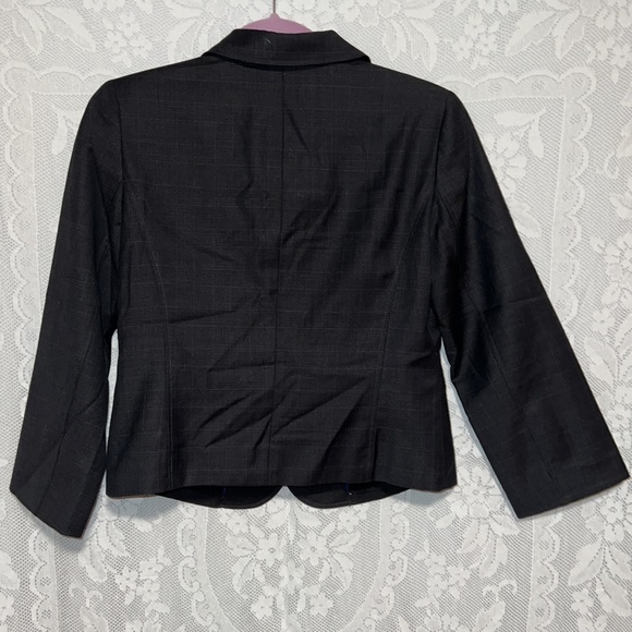 Wool Lapel Plaid Gap Blazer - Picture 3 of 6